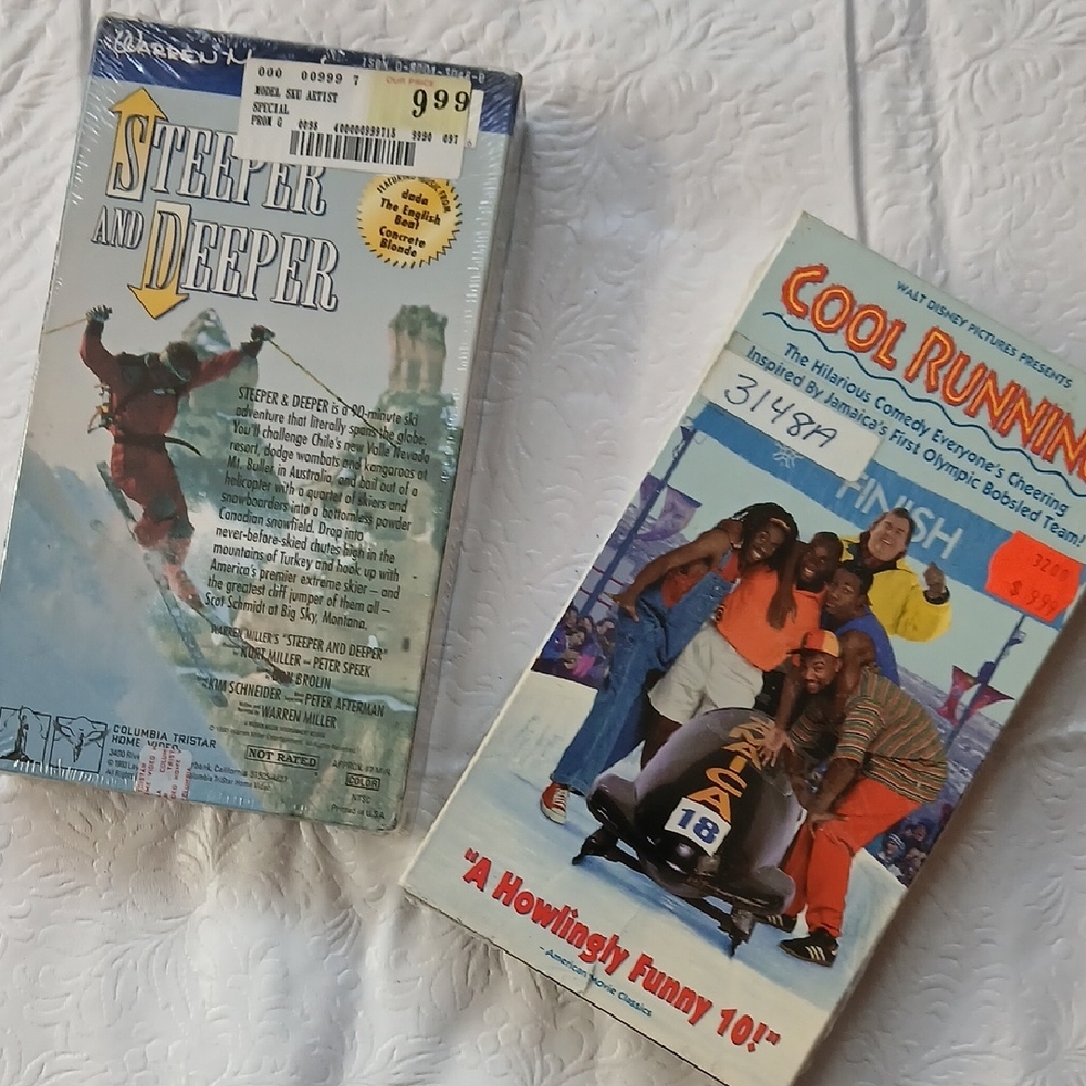 Cool Running VHS Movie Tape — Colorful Cover